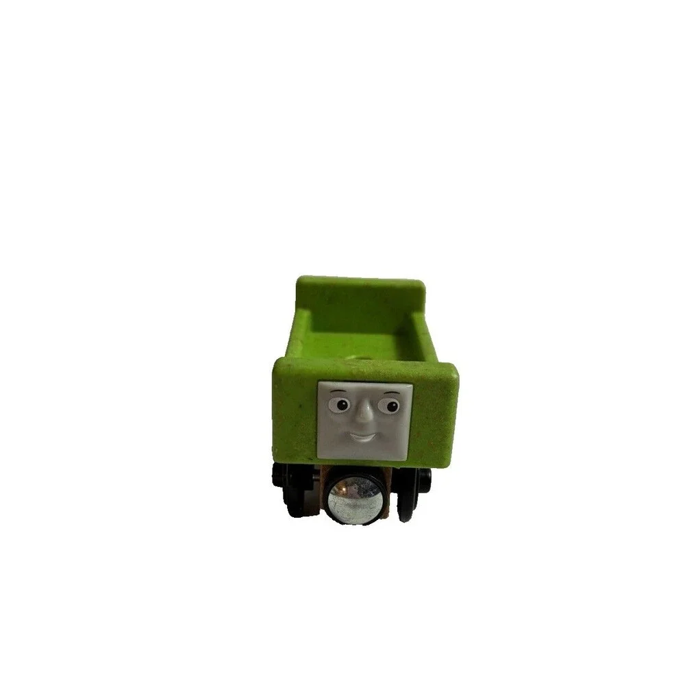 Thomas & Friends Wood Spin & Lift Crane Set 2017 Figure Troublesome Train Cargo
